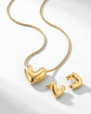 Elyr Halskette & Tyra Ohrringe Bundle