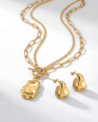 Talina Ohrringe & Frida Halskette Bundle